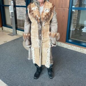 Gianni Avant Garde Genuine Fur Coat Bohemian/ Viking/ Whimsical